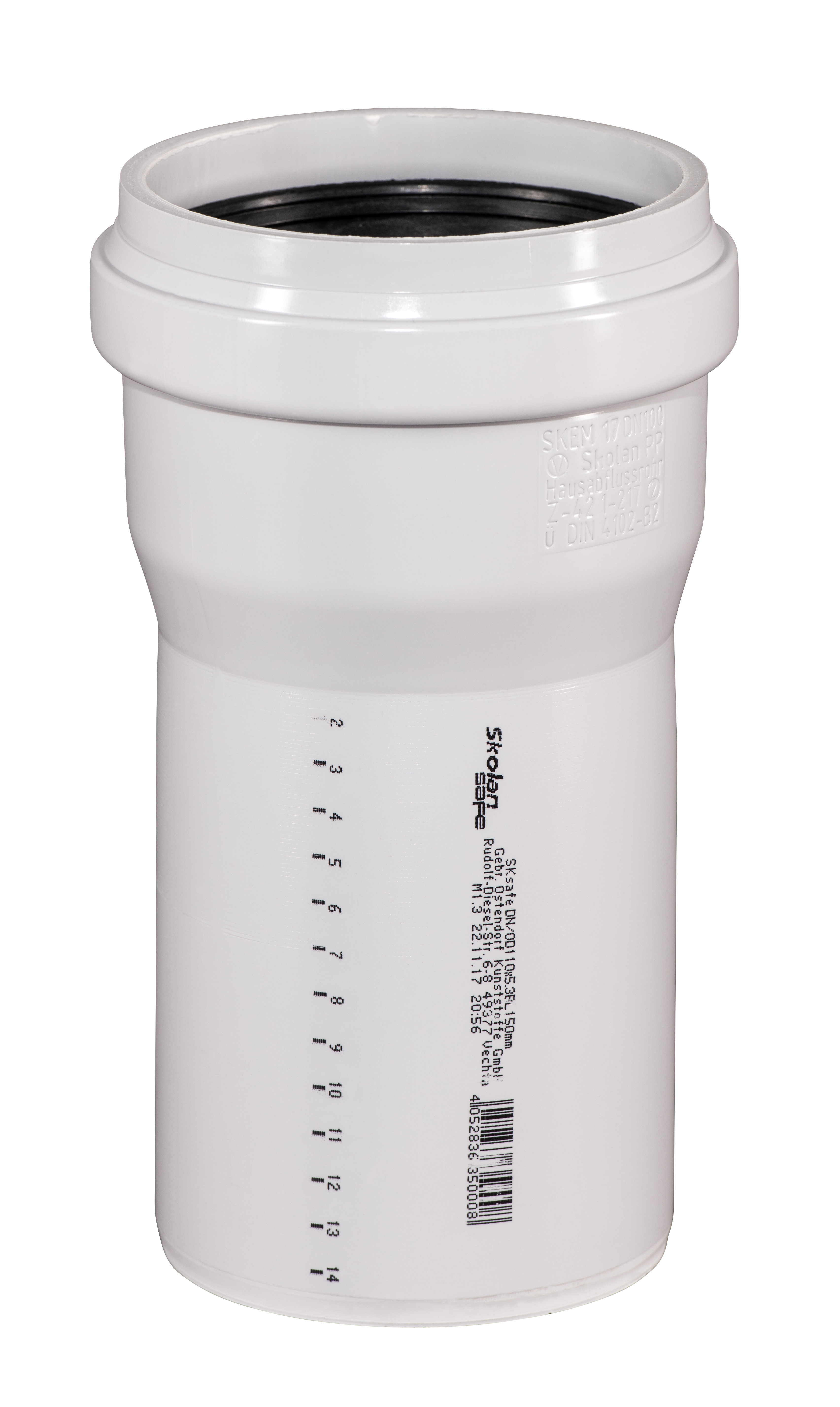  SKOLANsafeEM cijev s nastavkom DN/OD 110 x 150 mm