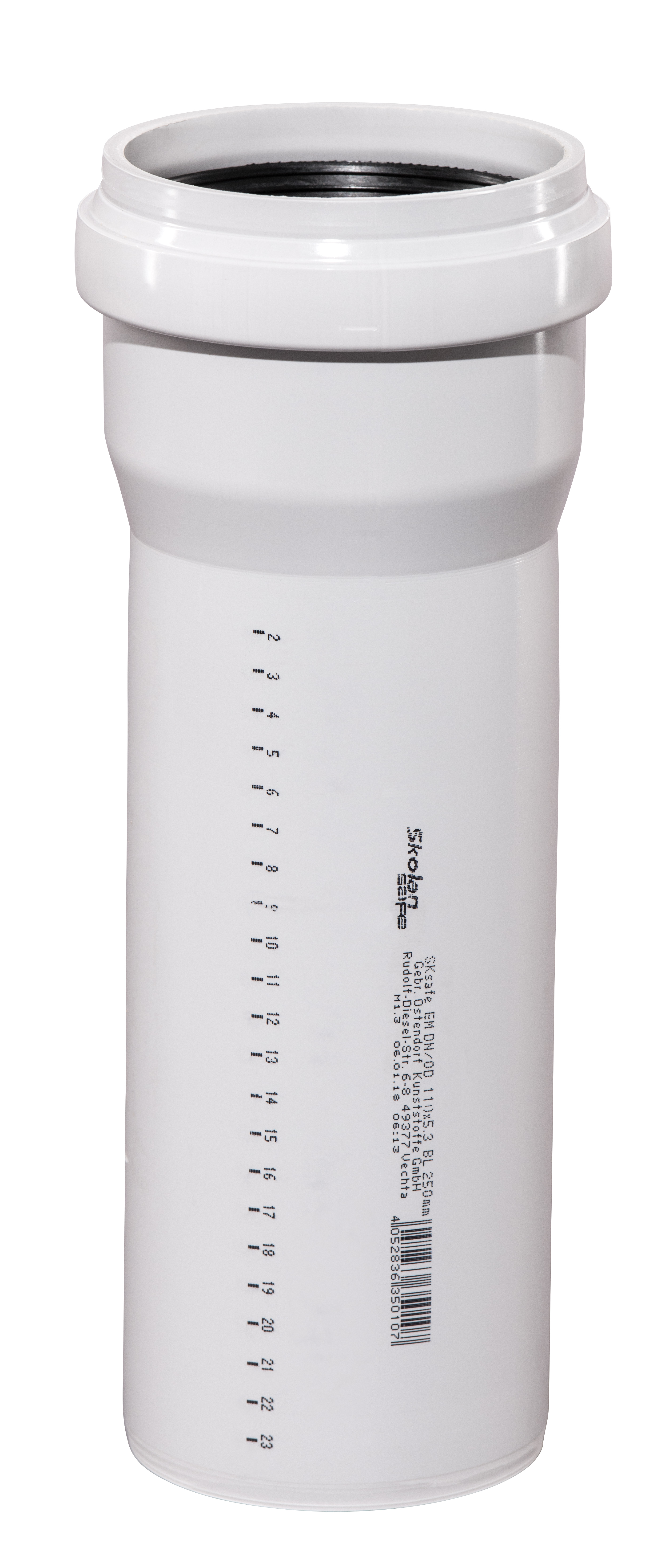 SKOLANsafeEM cijev s nastavkom DN/OD 110 x 250 mm