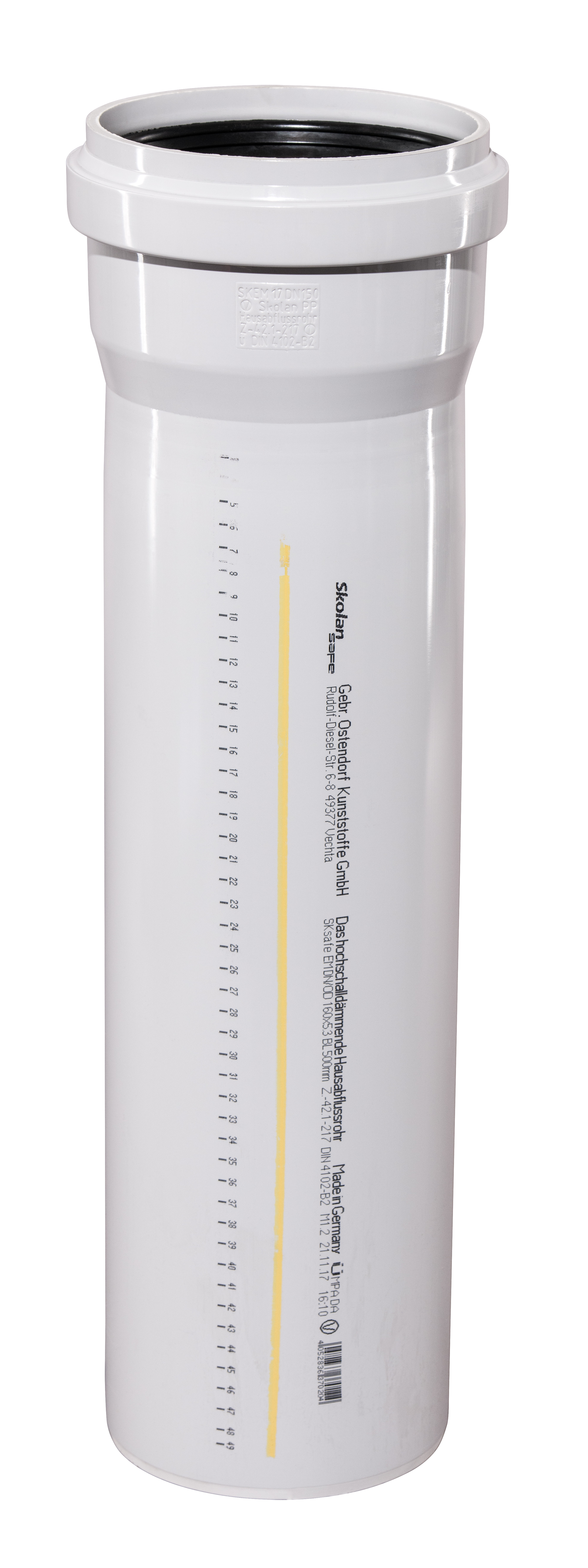  SKOLANsafeEM cijev s nastavkom DN/OD 160 x 500 mm